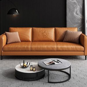 ghế sofa da phong cách hiện đại