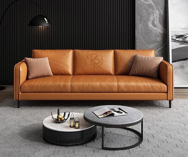 ghế sofa da phong cách hiện đại